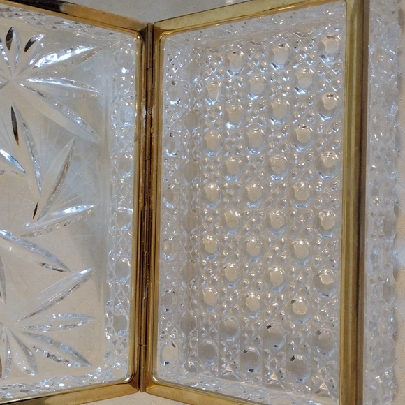 Vintage Cut Crystal Jewelry Box - Picture 4 of 10